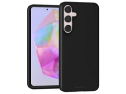 Capa Gentil para Samsung Galaxy A35 MERCURY Pele Sintética Preto