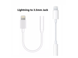 Cabo  Adaptador Lightning Para Jack 3.5mm Compatível Com Iphone/ipad/ipod*