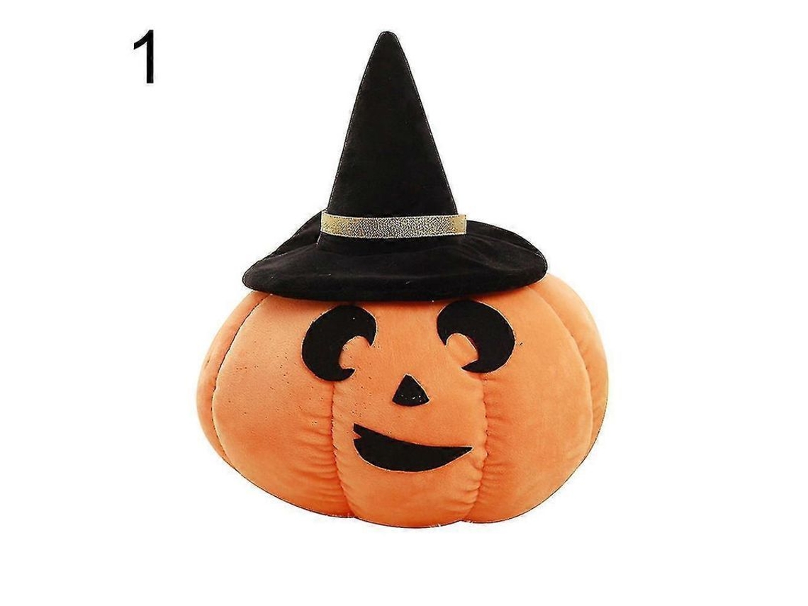2026 peluche de Calabaza Kawaii Con Sombrero, 22/45 Cm, Regalo Decorativo de Halloween para Niños
