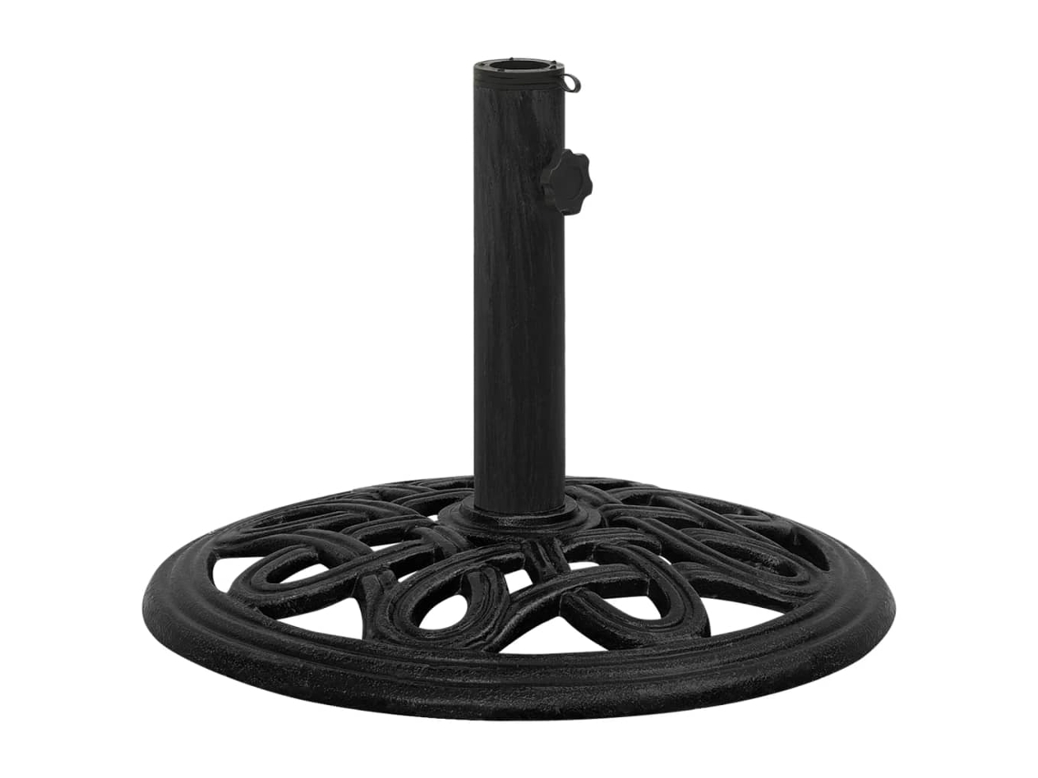 Vidaxl Base Para Guarda-sol Ferro Fundido 44x44x32 Cm Preto