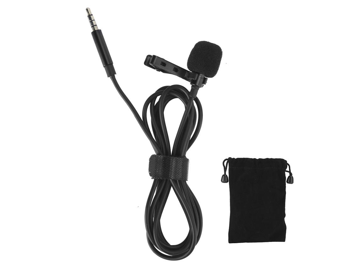 Microfone Lavalier LAXISCREED para Celular e Câmera Slr
