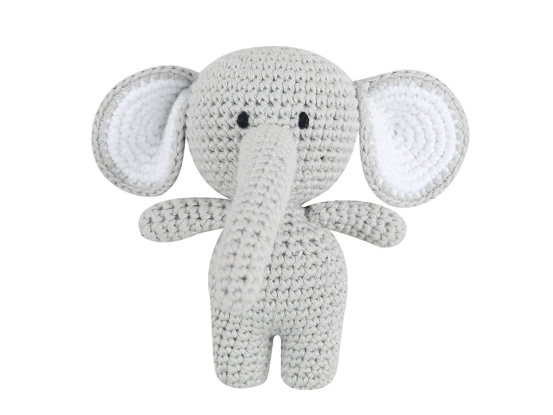Brinquedo De Elefante De Crochê, Feito À Mão, Decoração E Presente