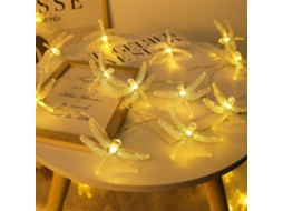 Cordão De Luzes Led Em Formato Borboleta, 3m Com 20 Leds, Fada
