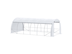 Estufa Jardim BTFORUS 6x3x2m com porta, 12 janelas de rede enroláveis, para hortas e jardins