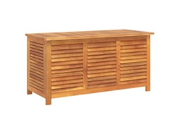 Garden Storage Box, Garden Storage Boxes Vidaxl Marrom Madeira (113 X 50 X 56 Cm)