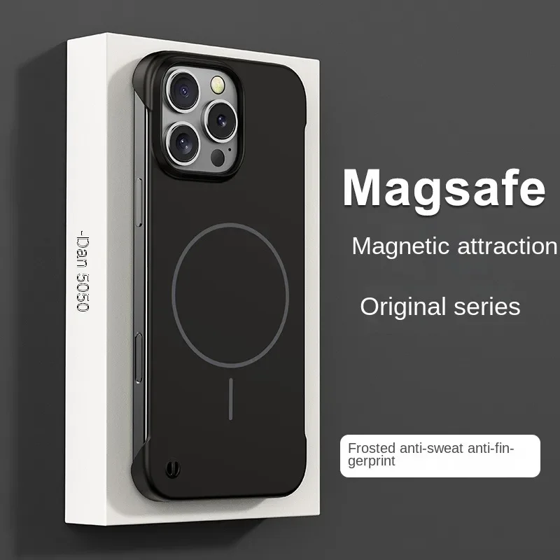 Capa Protetora Térmica Fosca (preta) Para Iphone 16e, Magnética E Resistente A Impactos.