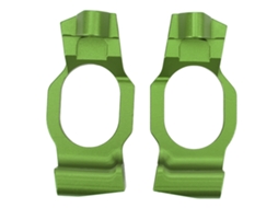 Mali blocos de Roda C Hub Alumínio para Traxxas 1/10 Maxx 2.0 Resistente Leve 2pcs Verde
