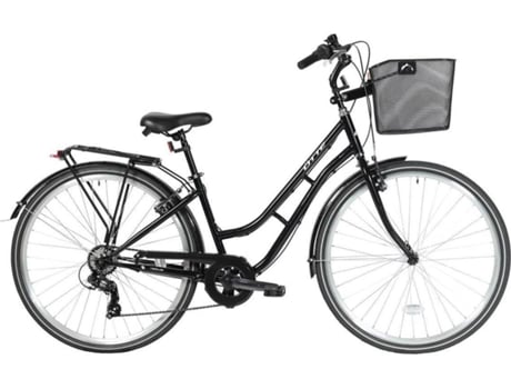 Bicicleta Urbana OTTE Nebula com Cesto 28'' (Outlet Grade B - Preto)