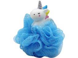 2026 esponja de Baño Exfoliante de Seda Unicornio para Niños Limpiador Corporal Suave Con Malla