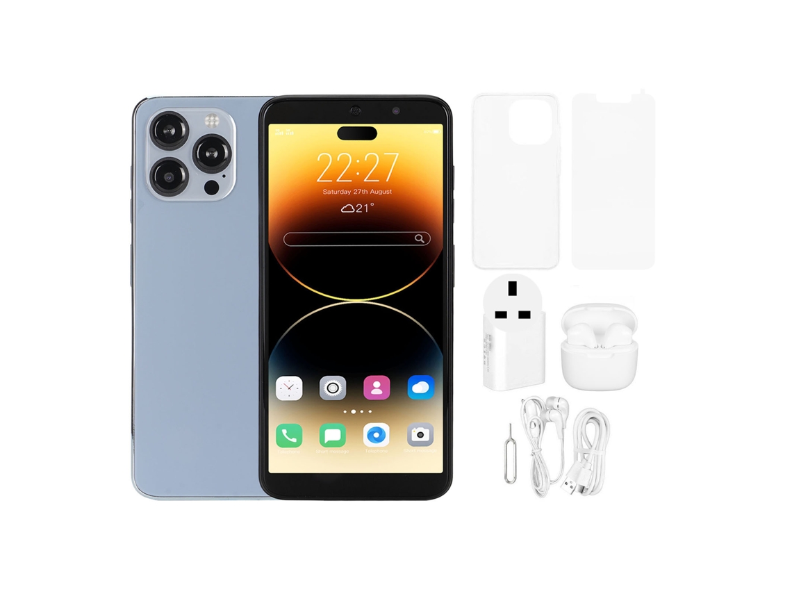 Laxiscreed Smartphone Com Tela Hd De 6.1" E Reconhecimento Facial Para Desbloqueio Fácil