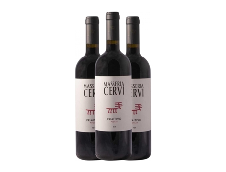 Vinho MASSERIA CERVI Puglia (0.75 L - 3 Unidades)