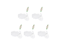 Red de pesca de nylon para lançar, 5m, malha leve sem anzóis, para água salgada e doce, 5 pcs S/MARCA