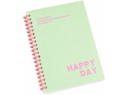 Caderno espiral com linhas, 60 folhas, 161g