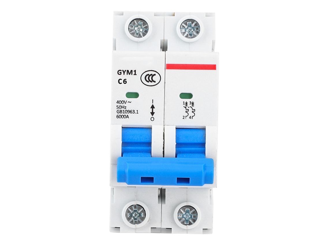 Disjuntor Miniatura 2p 400vac 6a | S/MARCA