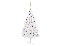 Artificial Christmas Tree, Artificial Christmas Trees Vidaxl Branco Pvc (210 Cm)