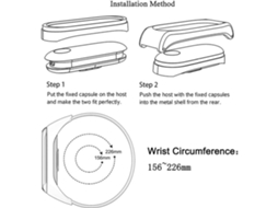 Pulseira de Substituição para Pulseira de Metal Xiaomi Mi Band 7 com Ferramentas EOOCOO (material de Aço Inoxidável Impermeável)