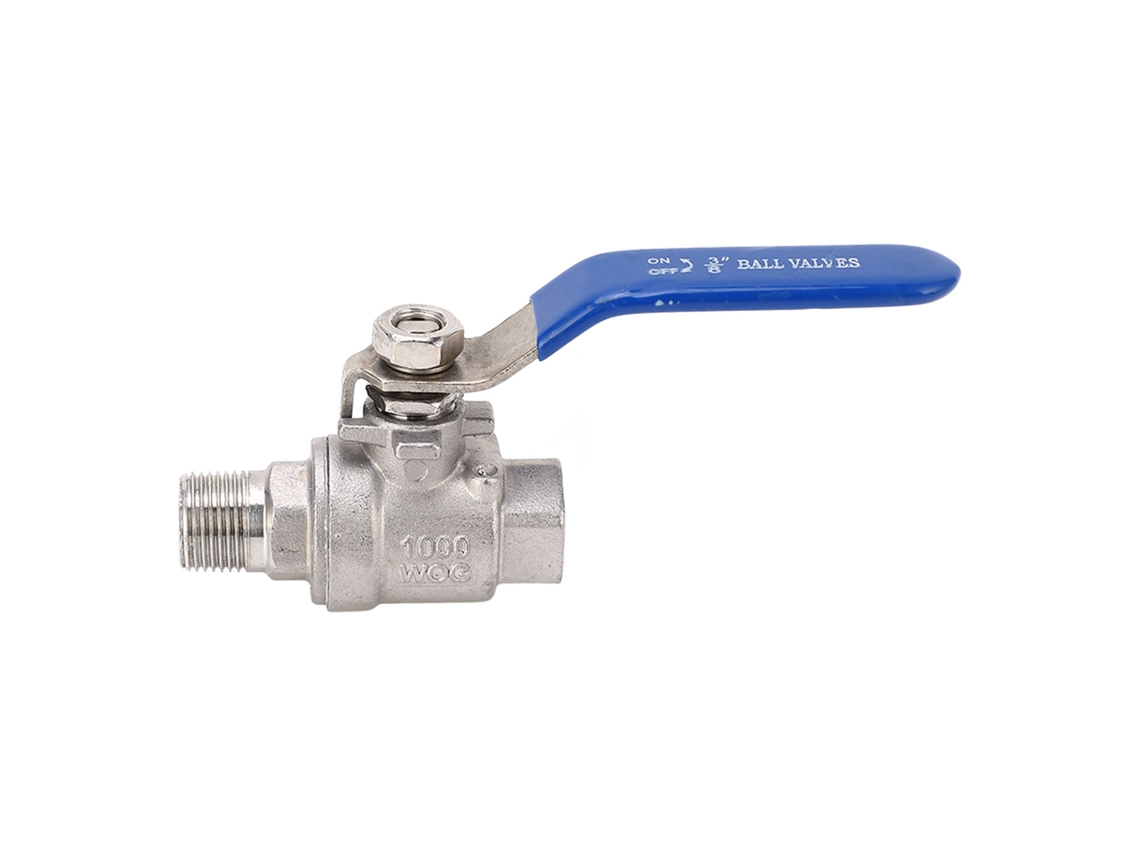 Laxiscreed Válvula De Esfera Com Portão 3/8" Bspt Em Aço Inoxidável Para Sistemas De Água