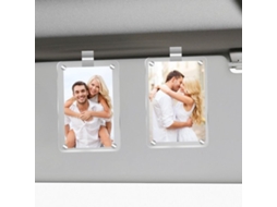Fixatieclip Para Foto - 2 Unidades - Acessórios Magnéticos Para Automóveis - Vizierclip Transparente - Estilo - Fácil De Instalar - Plástico - Lista D
