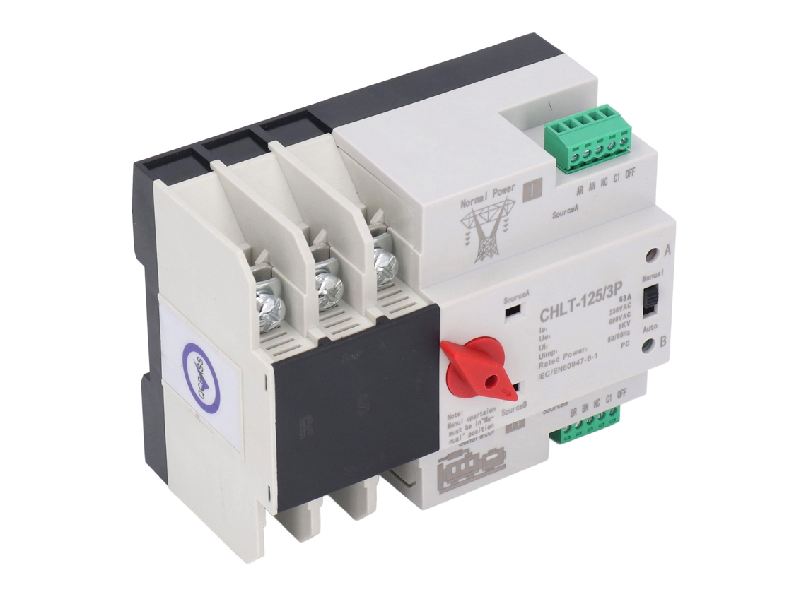 Laxiscreed Interruptor Automático De Transferência 3p Para Fontes De Energia Duais, Sem Interrupções