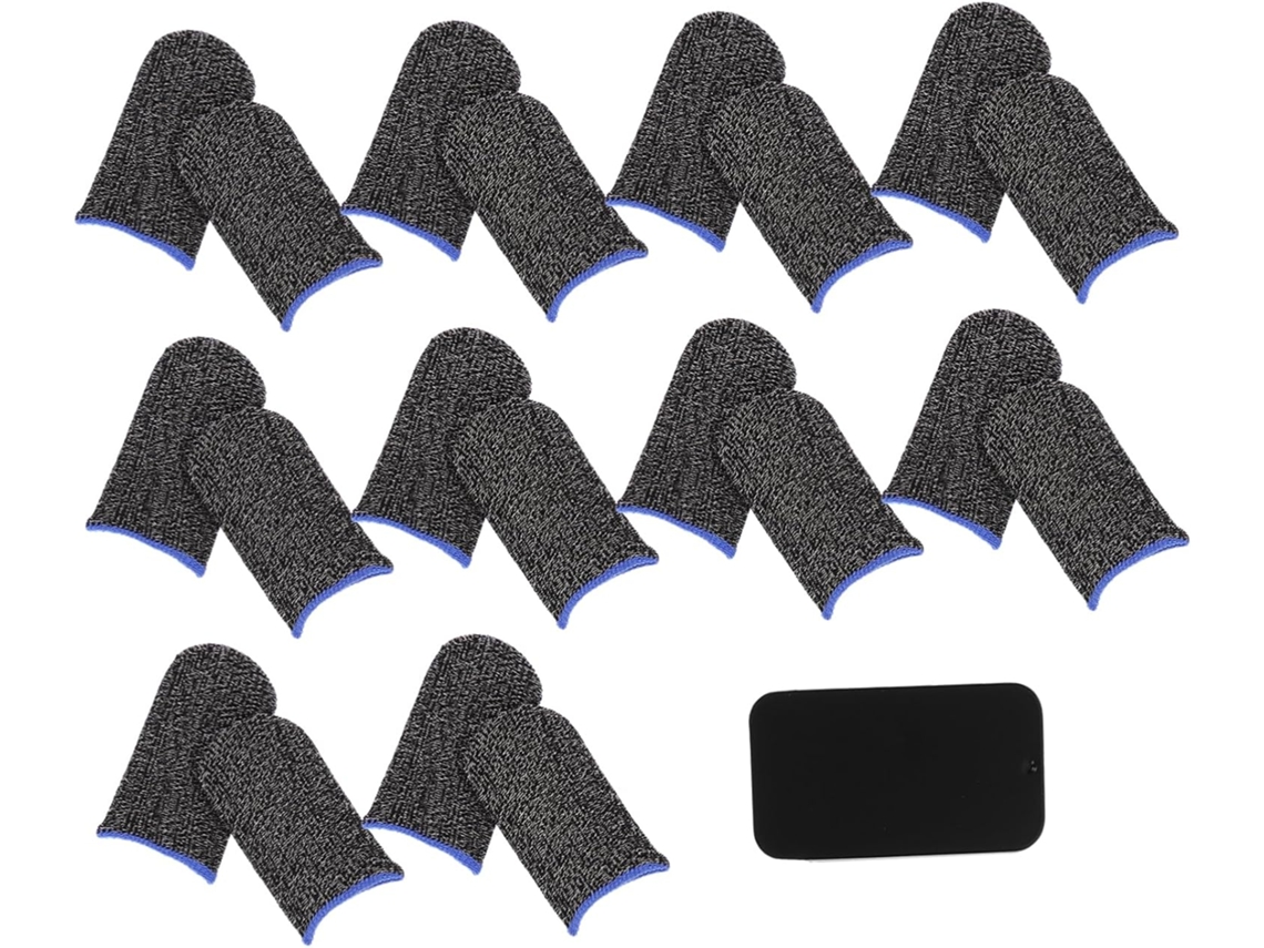 Protetores De Dedo Nuobesty Para Videogames, Capas Antiderrapantes E Respiráveis Para Telas Sensíveis Ao Toque, Evitam