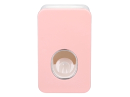 Dispenser Automático de Creme Dental Parede Rosa