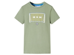 T-shirt Infantil Caqui-claro 116