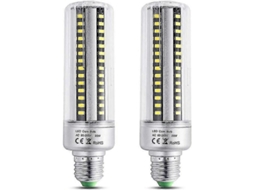 Lâmpada Led E27 25w Branco Quente 3000k 2500lm Equivalente A 200w Halógeno Não Regulável Para Teto