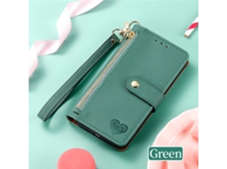 Lurelia Capa Carteira Para Iphone 16 Plus, Verde