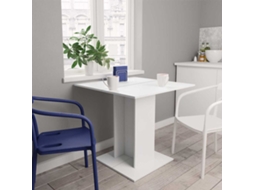 Vidaxl Mesa De Jantar Derivados De Madeira Branco