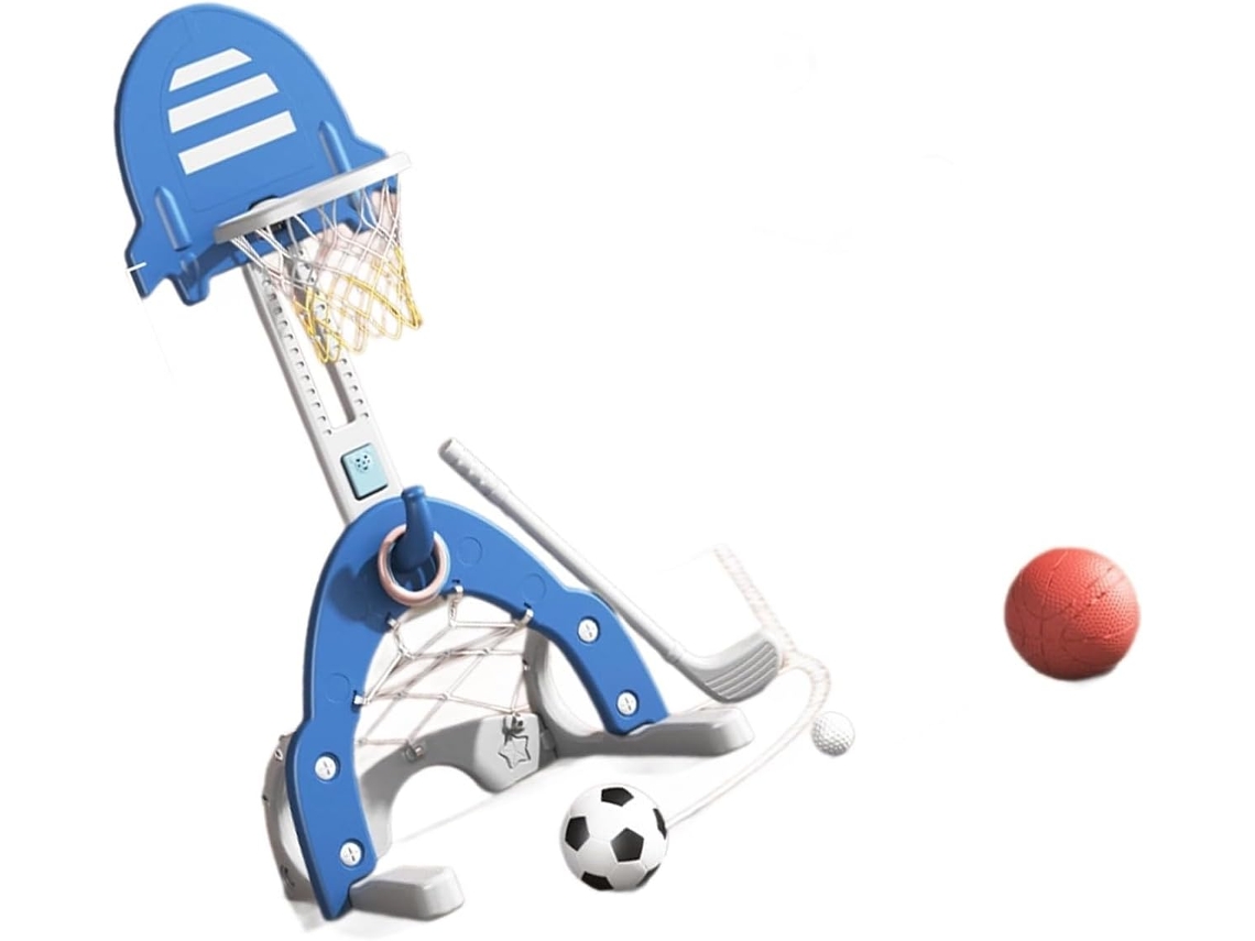 Cesta SFUSHOS, de basquete infantil, fácil de montar, ajustável, para várias idades
