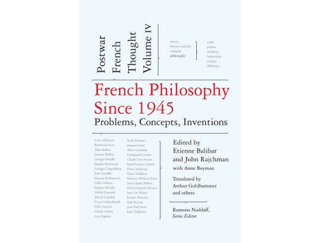 Livro french philosophy since 1945 de edited by etienne balibar , edited by john rajchman , edited by anne boyman (inglês)