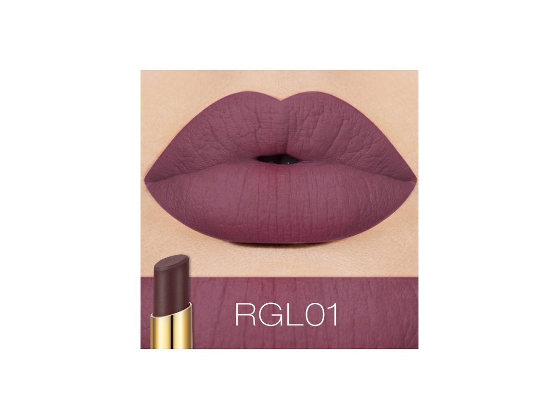 Labial Matte Mist Em Tubo Retangular Hidratante E De Longa Duração Rgl01