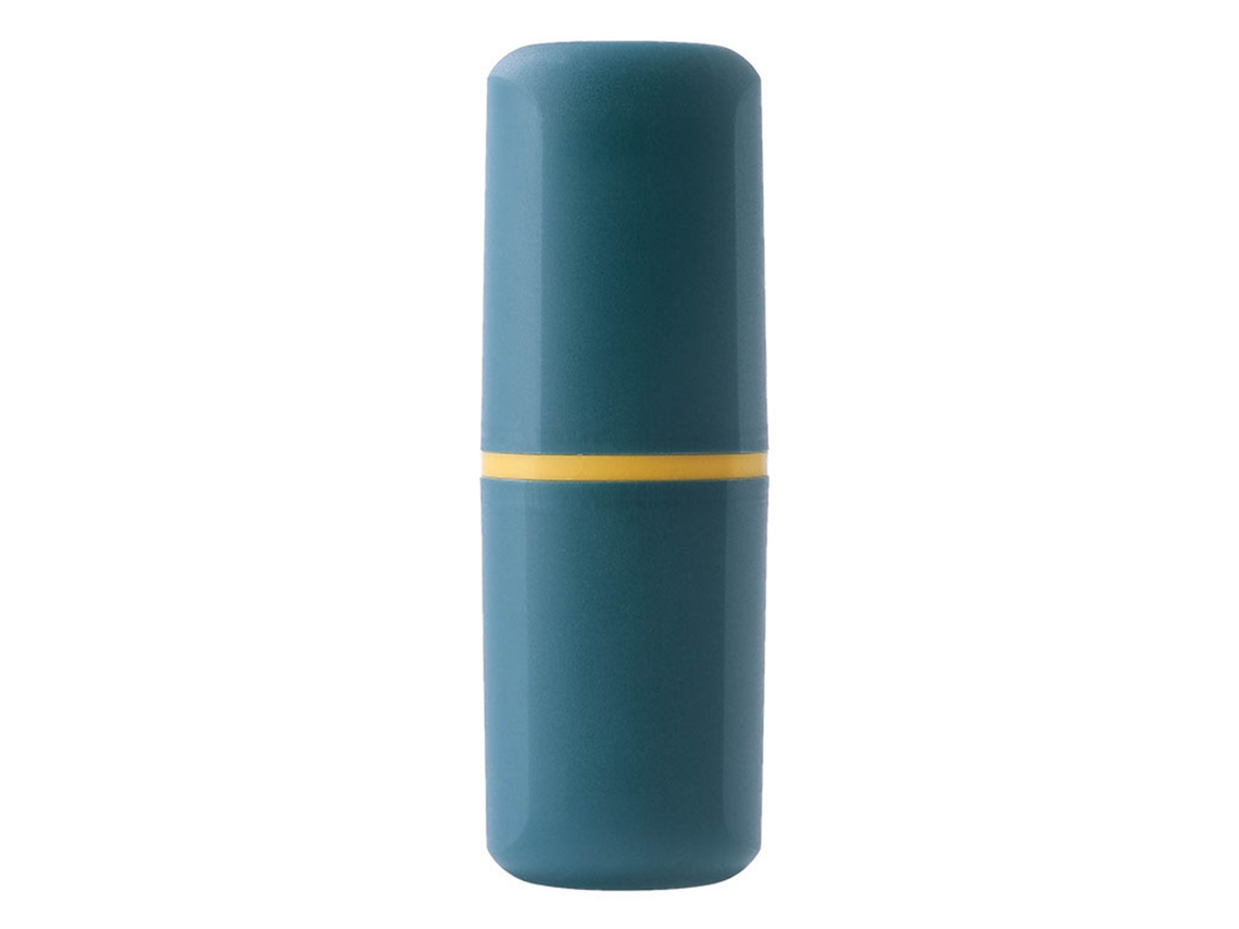 Caneca de Viagem para Escova de Dentes Portátil Plástico Suporte com Divisão Leve para Viagens Escola Negócio S/MARCA