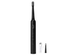 Escova de Dentes Ultrassônica 3 Modos Recarregável USB, IPX7, Preto