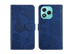 Capa De Couro Com Estampa De Borboleta E Flip Para Honor 400 Lite Ht03