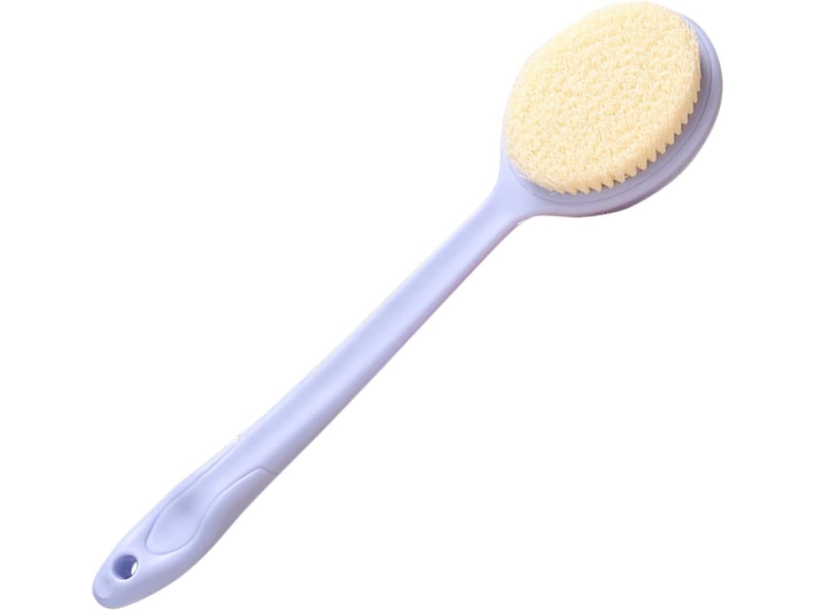 Escova De Banho Zerodeko Para As Costas Com Cabo Longo, Acessório Esfoliante Para Limpeza Corporal