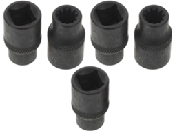 Conjunto De 5 Peças De Soquetes De Aço Preto Para Pinça De Freio, Adequados Para...