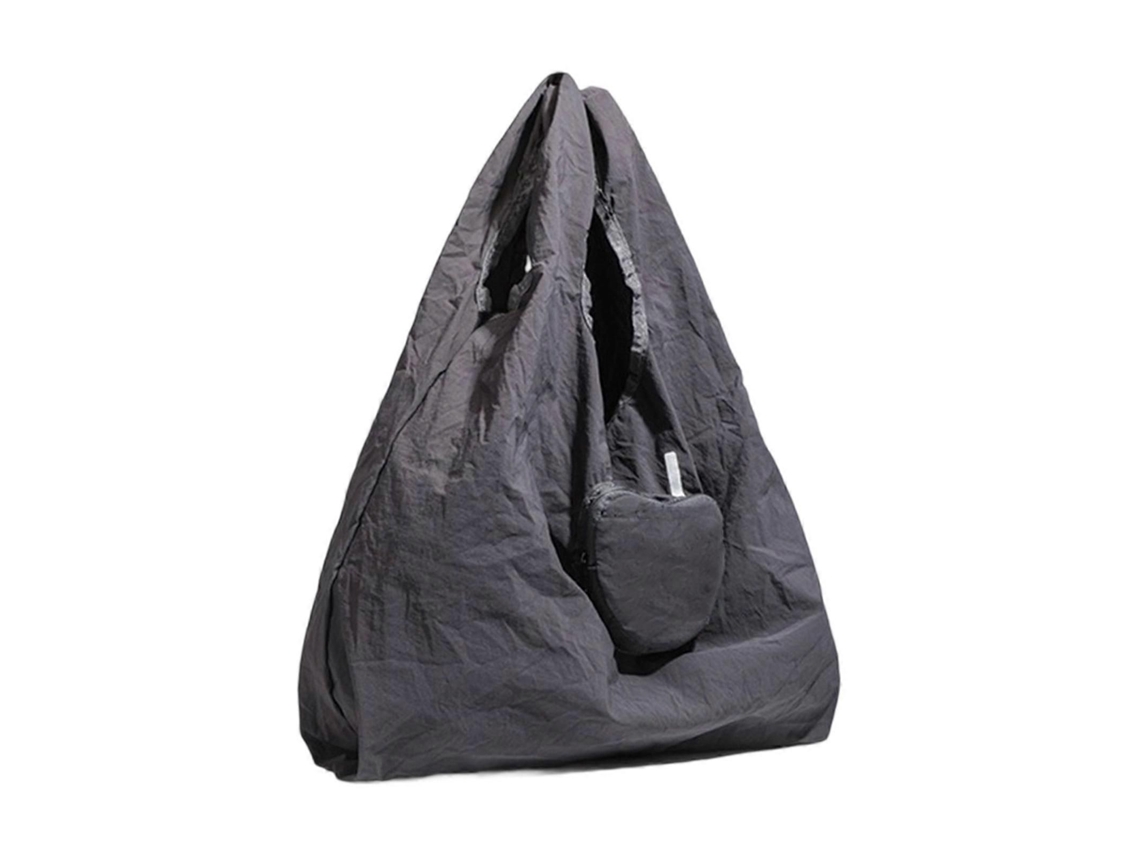 Sacola De Compras Dobrável Multiuso Em Nylon Com Lindo Padrão De Corações, Impermeável, Grande Capacidade, Compacta E Dobrável Para Uso Diário, M