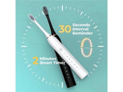 Escova De Dentes Elétrica Recarregável Universal Com Escova Macia, Conjunto De Escova De Dentes Elétrica Portátil Para Uso Doméstico C