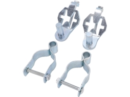 Kit De Dobradiças Para Portão Com Poste Em T Liebewh, 2 Conjuntos, Reforçadas, Galvanizadas, 1-5 8 Polegadas, Para