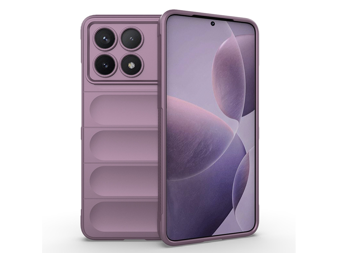Capa Hexinyigjly Para Redmi K70ultar Antichoque Com Toque Sensorial Roxo