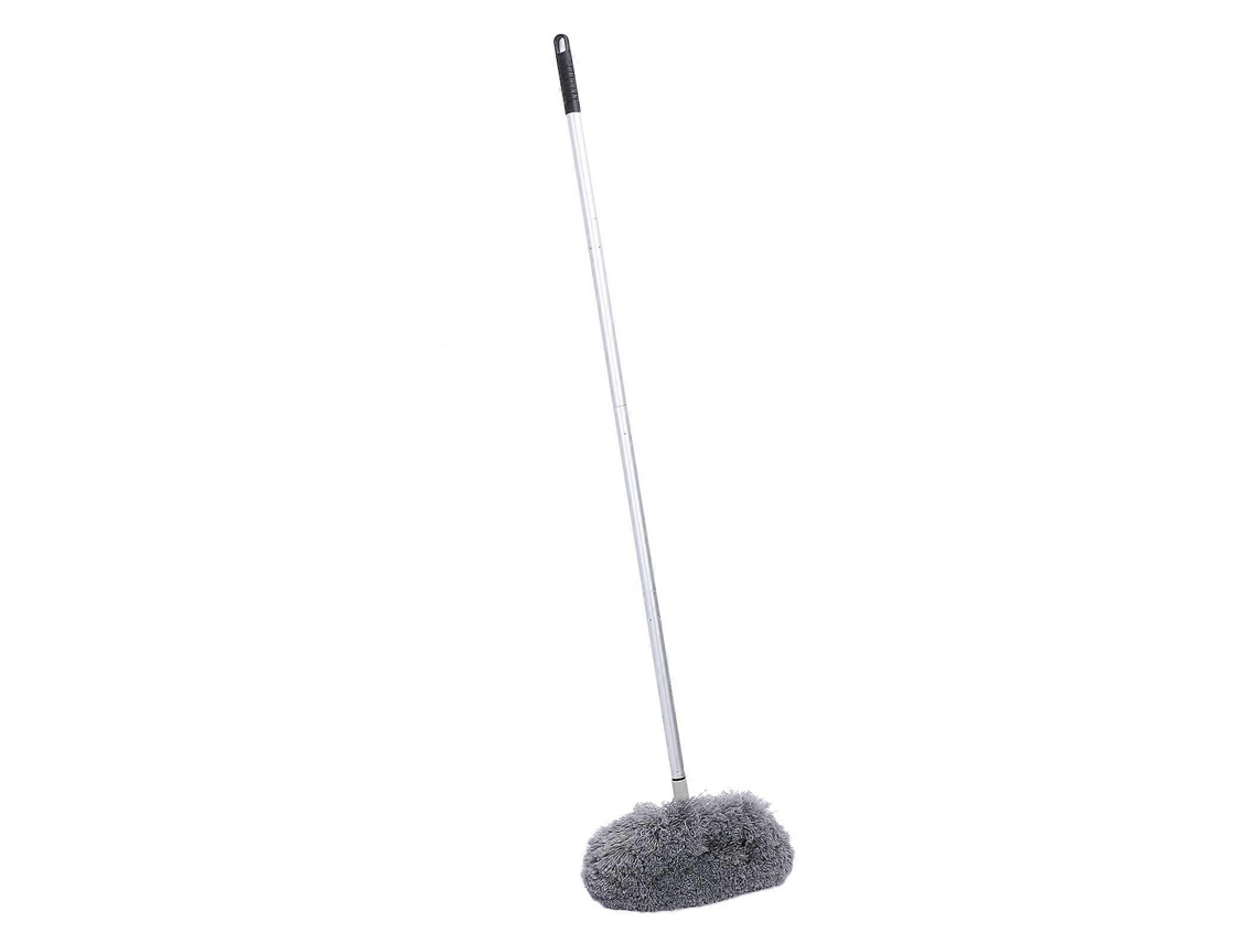 Duster Para Ventilador De Teto Com Cabeça Giratória 360°, Cabo Extensível Microfibra (cinza)
