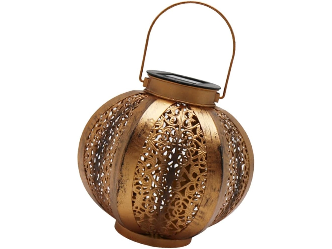Elegante Luminária de Jardim Solar em Ferro SFUSHOS