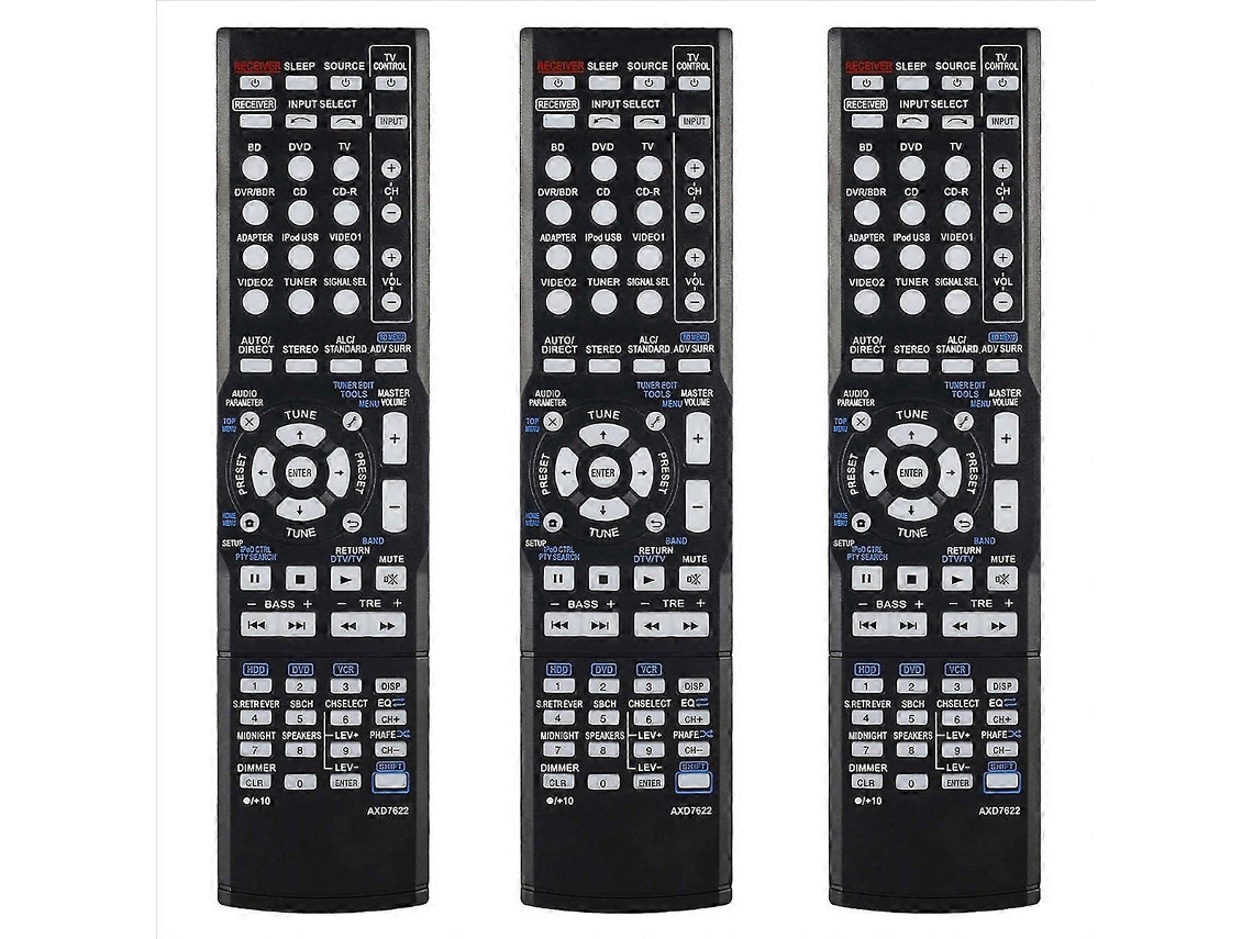Controle Remoto Universal Para Amplificador Pioneer Axd7622 Vsx-521