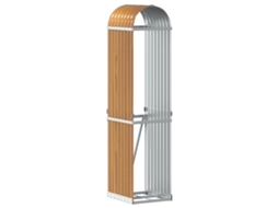 Log Holder, Log Holders Vidaxl Marrom Aço (40 X 45 X 170 Cm)