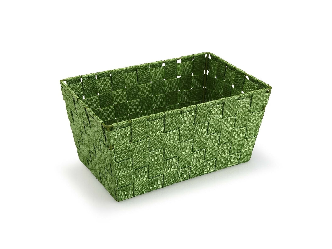 Cabaz Versa Grande Verde-Escuro Têxtil 20 X 15 X 30 Cm
