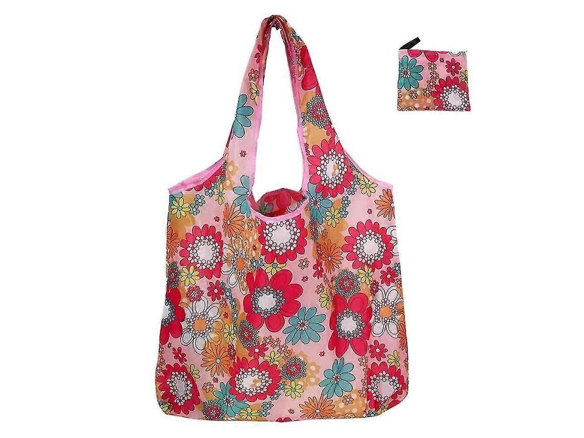 Sacola de Compras Grande, Reutilizável, Ecológica, para Compras, para Guardar Brinquedos de Praia, Bolsa de Ombro, Sacola Dobrável. GOKOCO