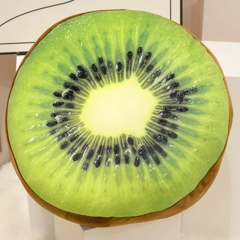 Almofada De Pelúcia Kiwi De Desenho Animado Realista Fofo (60cm)