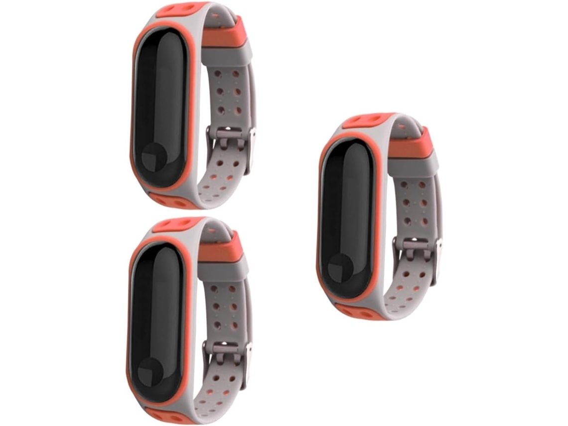 Conjunto De 3 Pulseiras Silicone Para Smartwatch, Compatíveis Com