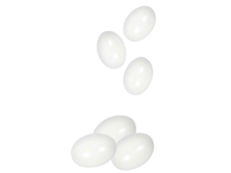 Lurelia Conjunto De 6 Ovos De Páscoa Com Led, 2,3 Polegadas, Luz Branco, Decoração Casa E Jardim